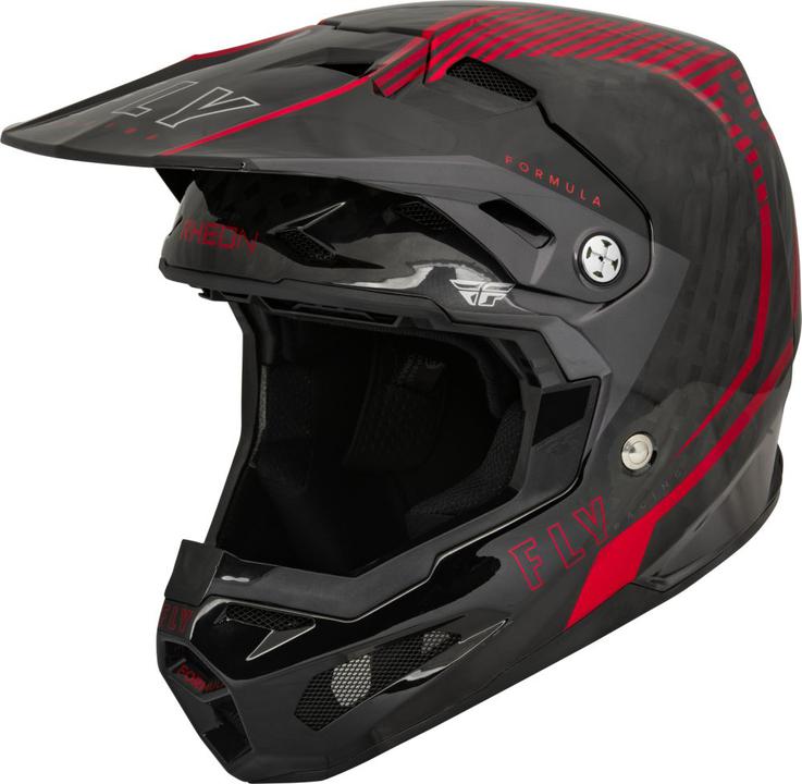 Fly Youth Formula Tracer Carbon Helmet - Red / Black
