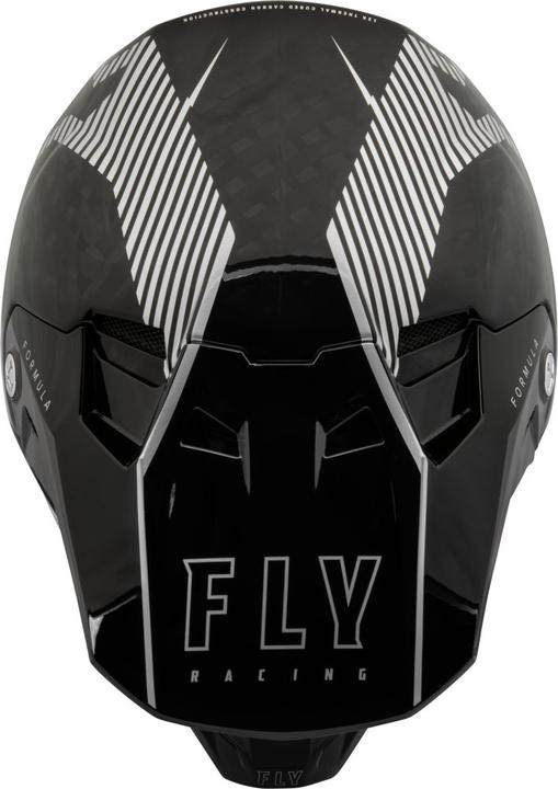 Fly Youth Formula Tracer Carbon Helmet - Silver / Black