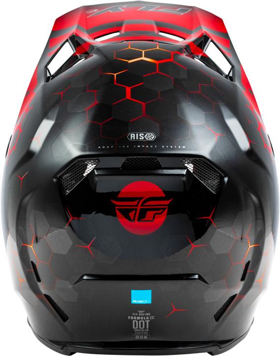 Fly MX24 Youth Formula CC Helmet Tektonic - Black / Red