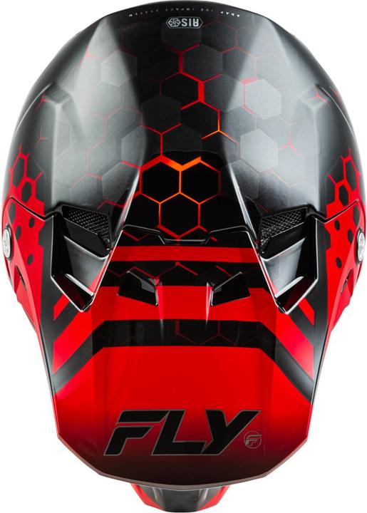 Fly MX24 Youth Formula CC Helmet Tektonic - Black / Red