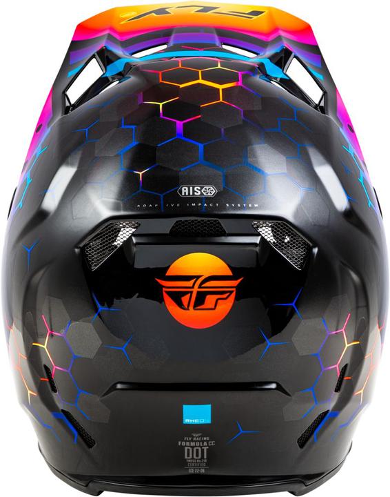 Fly MX24 Formula CC Helmet Tektonic - Black Sunset