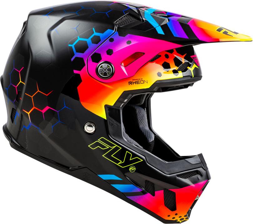 Fly MX24 Formula CC Helmet Tektonic - Black Sunset