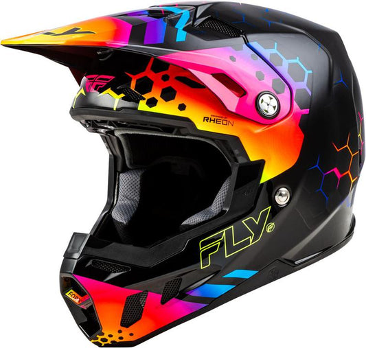Fly MX24 Formula CC Helmet Tektonic - Black Sunset
