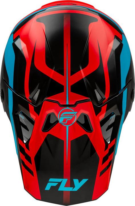 Fly MX24 Youth Formula CP Helmet Krypton - Red / Black / Blue