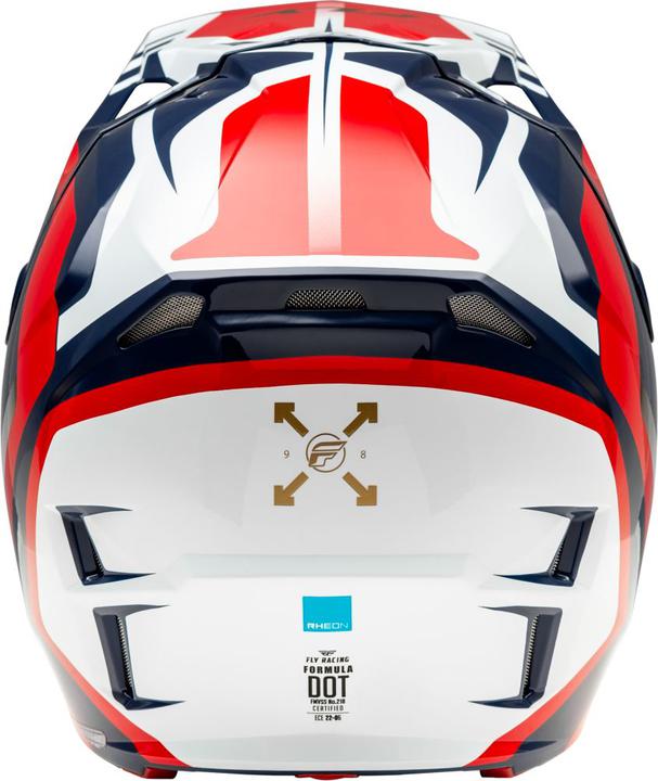 Fly MX24 Youth Formula CP Helmet Krypton - Red / White / Navy