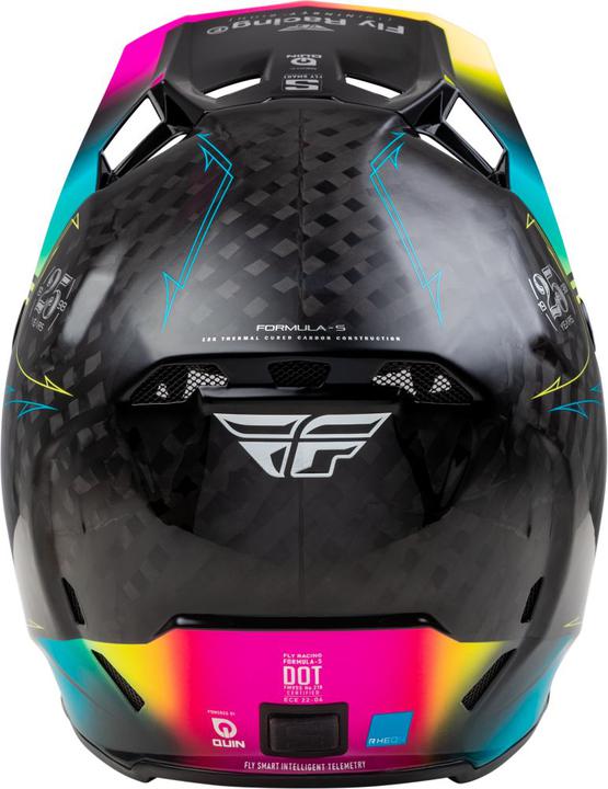 Fly Formula S Carbon Helmet Legacy - Black / Blue / Fuchsia