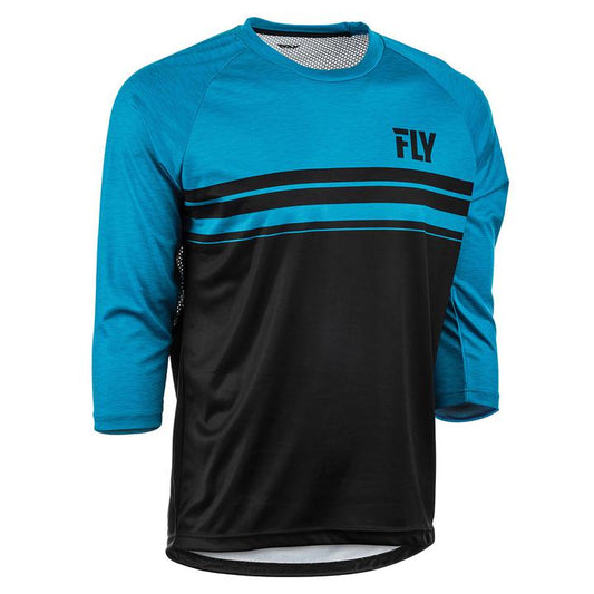 Fly MTB Ripa 3-4 Jersey 19 - Black / Heather / Blue