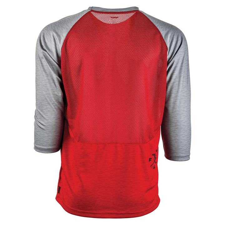 Fly MTB Ripa 3-4 Jersey 19 - Red / Heather / Grey