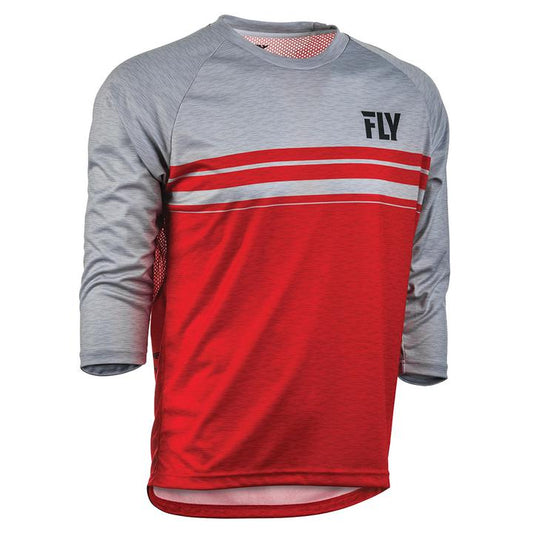 Fly MTB Ripa 3-4 Jersey 19 - Red / Heather / Grey