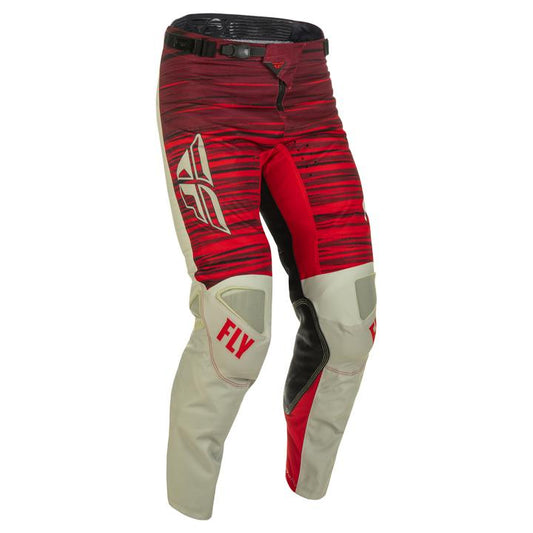 Fly 2022 Kinetic Pants Wave Light Grey Red