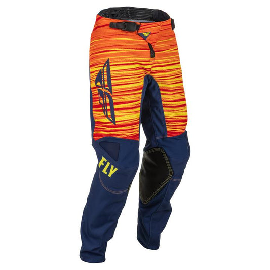 Fly 2022 Kinetic Pants Wave Youth Navy Yellow Red