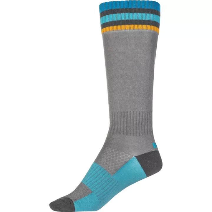 Fly MX24 Socks Thin Grey