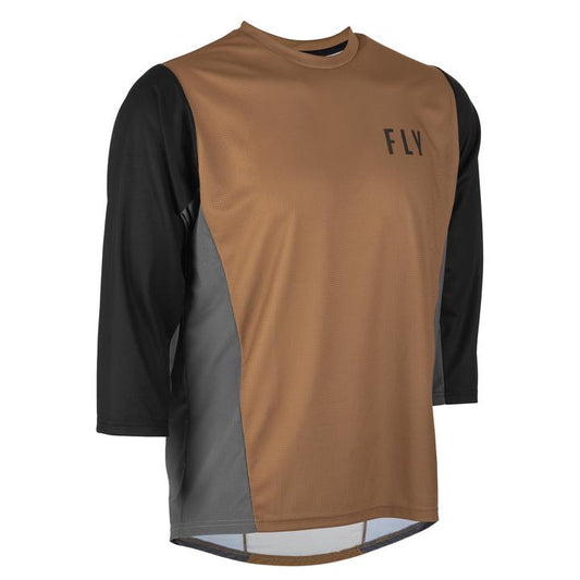 Fly Ripa 3 / 4 Sleeve Jersey - Dark Khaki