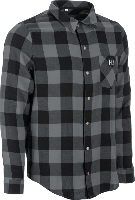 Fly Tek Flannel Shirt - Black / Grey