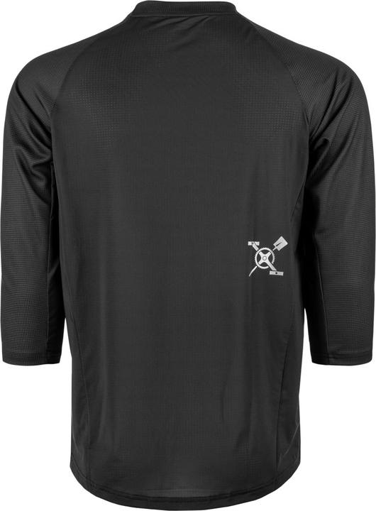 Fly Ripa 3 / 4 Sleeve Jersey - Black / Grey