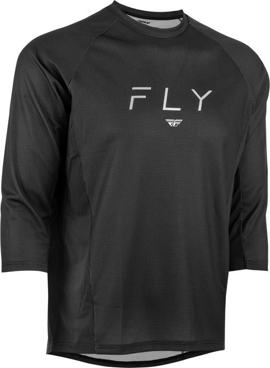 Fly Ripa 3 / 4 Sleeve Jersey - Black / Grey