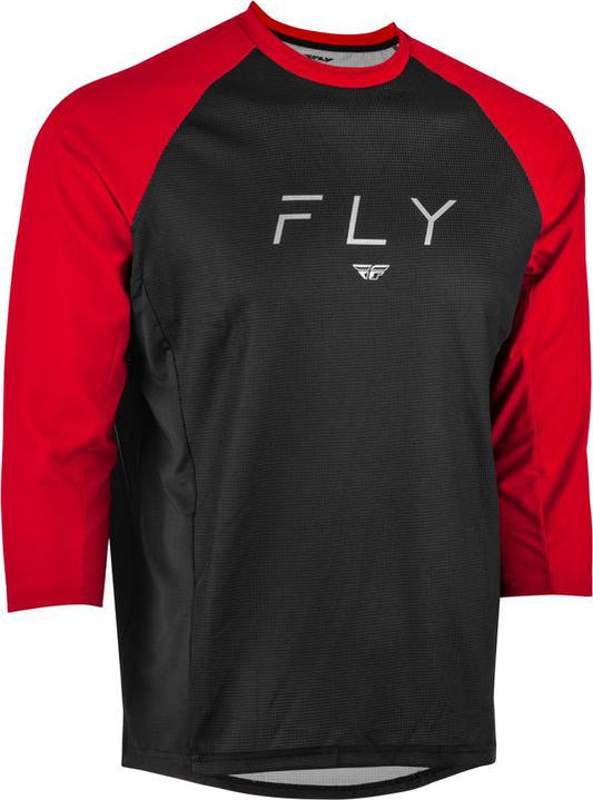 Fly Ripa 3 / 4 Sleeve Jersey - Black Red