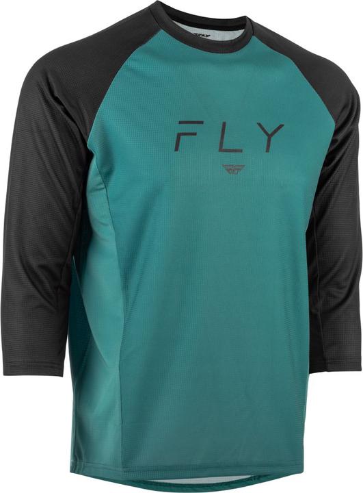 Fly Ripa 3 / 4 Sleeve Jersey - Evergreen Black