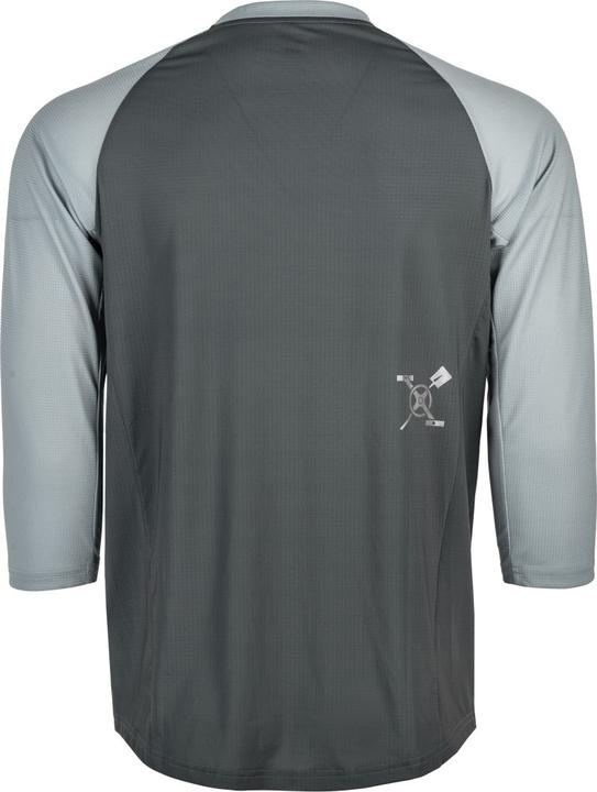 Fly Ripa 3 / 4 Sleeve Jersey - Grey / Light Grey