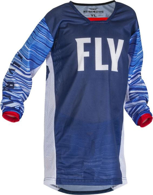 Fly 22.5 Youth Mesh Jersey Blue White Red