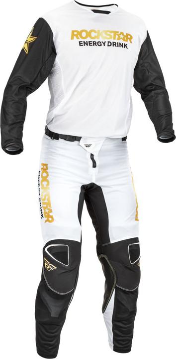 Fly 23.5 Rockstar Mesh Pants - White / Black