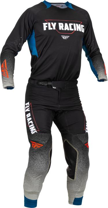 Fly MX23 EVO Jersey - Black / Grey / Blue