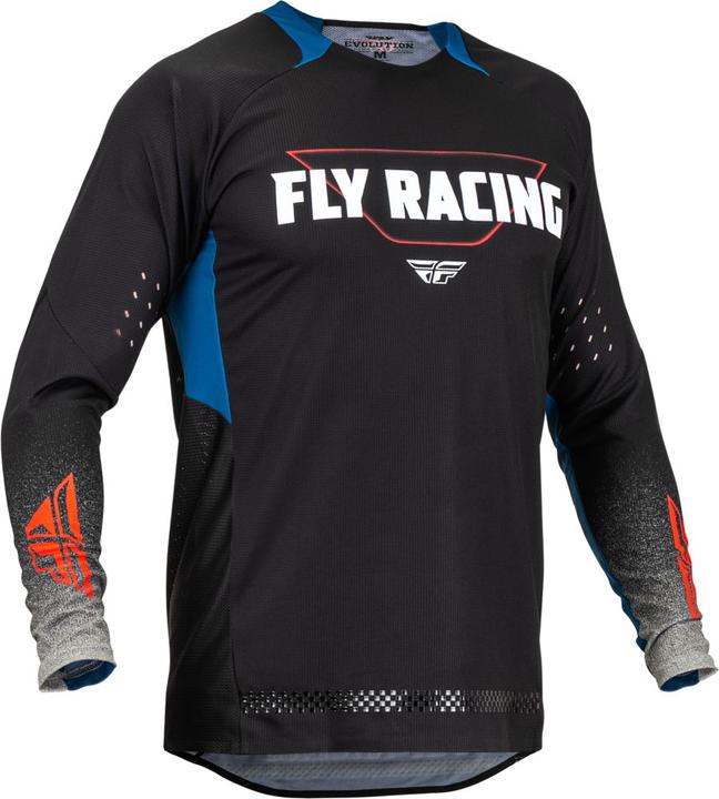 Fly MX23 EVO Jersey - Black / Grey / Blue