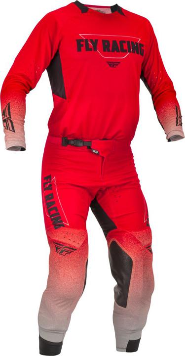 Fly MX23 EVO Pants Red Grey