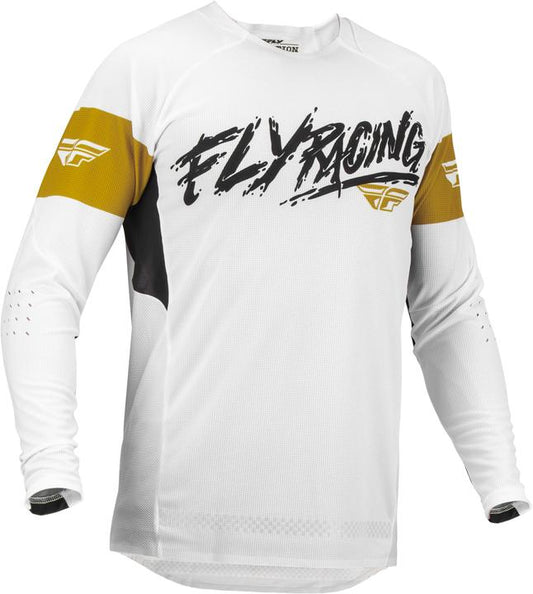 Fly MX23 EVO L.E Jersey White Gold - Black