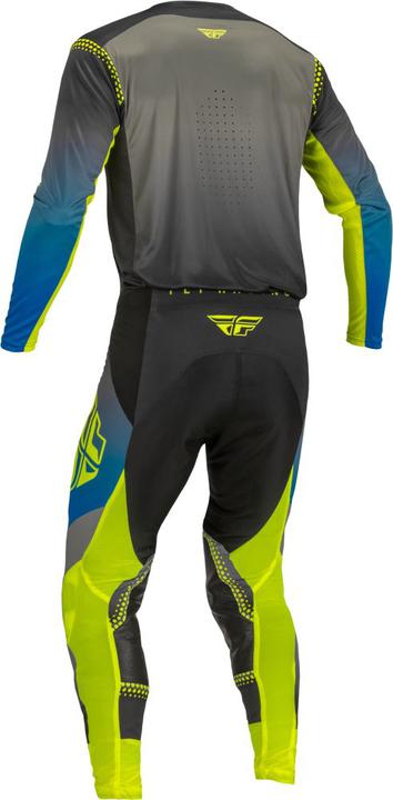 Fly MX23 Lite Jersey Grey Blue Hi-Vis