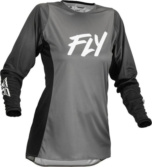 Fly MX23 Women's Lite Jersey Grey - Black