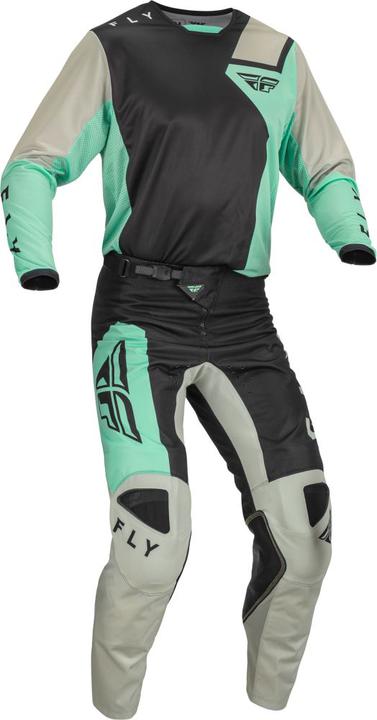 Fly MX23 Kinetic Jet Jersey - Black Mint Grey