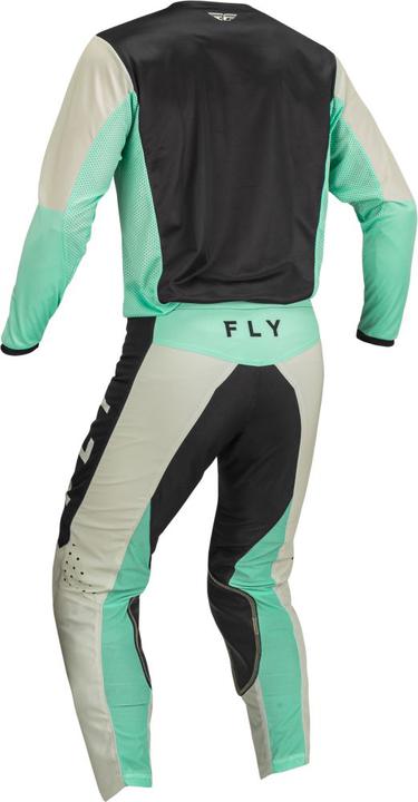 Fly MX23 Kinetic Jet Jersey - Black Mint Grey