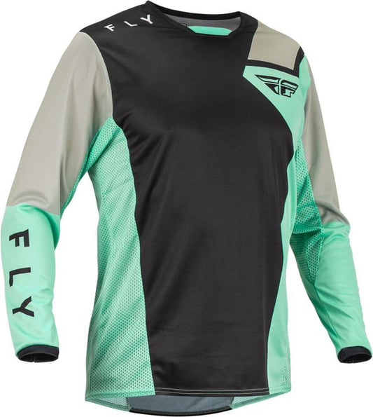 Fly MX23 Kinetic Jet Jersey - Black Mint Grey