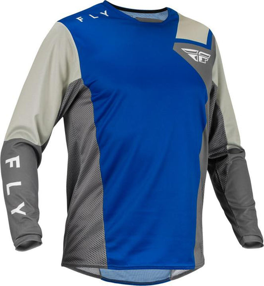 Fly MX23 Kinetic Jet Jersey Blue Grey White