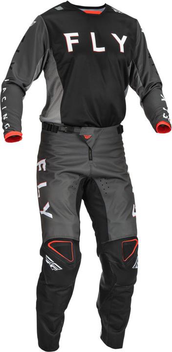 Fly MX23 Kinetic Kore Jersey - Black / Grey