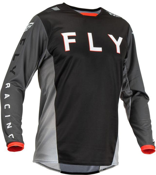 Fly MX23 Kinetic Kore Jersey - Black / Grey