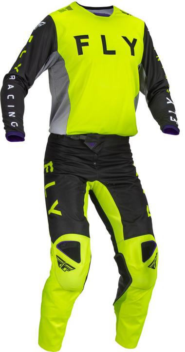 Fly MX23 Kinetic Kore Jersey Hi-Vis - Black