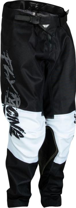 Fly MX23 Youth Kinetic Khaos Pants Grey - Black / White