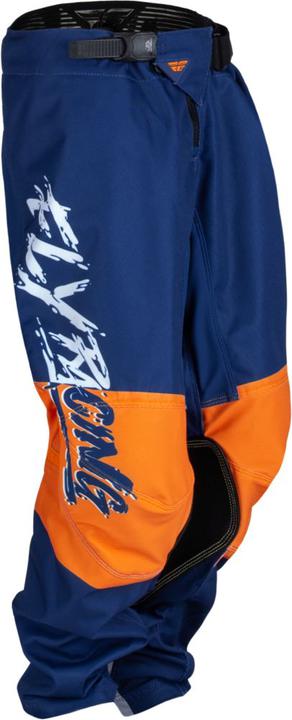 Fly MX23 Youth Kinetic Khaos Pants White Navy