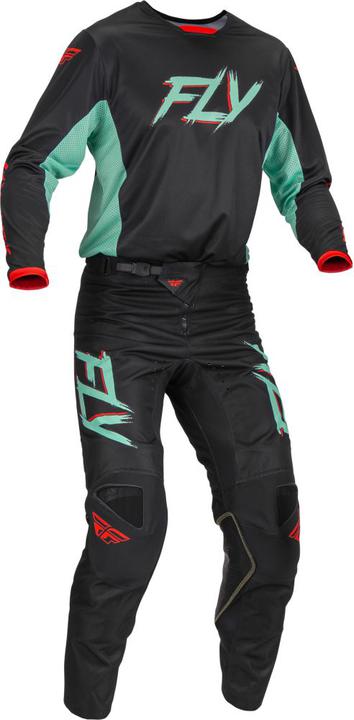 Fly MX23 Kinetic S.E Pants - Black Mint Red