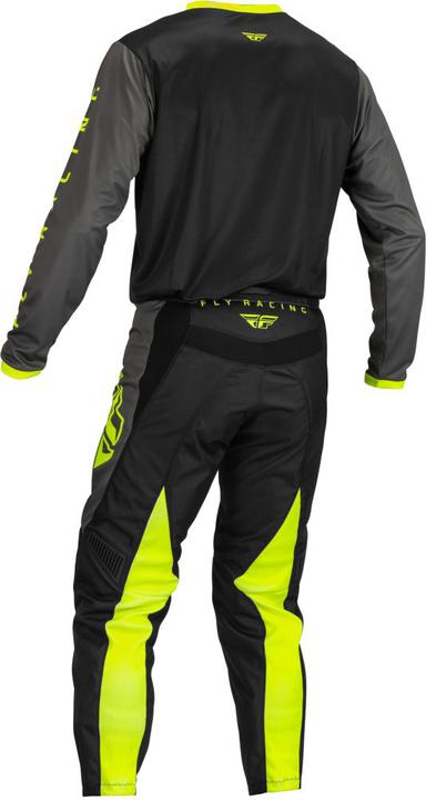 Fly MX23 F-16 Jersey - Black / Grey Hi-Vis