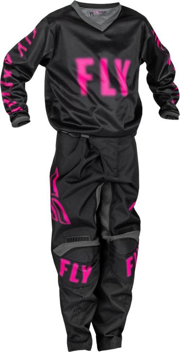 Fly MX23 Youth F-16 Jersey - Black Pink