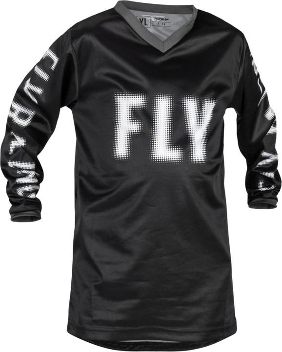 Fly MX23 Youth F-16 Jersey - Black / White