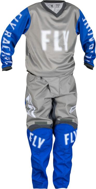 Fly MX23 Youth F-16 Pants Grey Blue