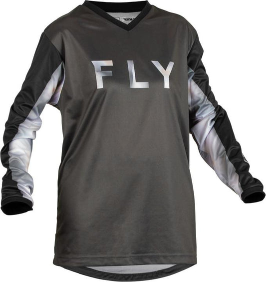 Fly MX23 Women's F-16 Jersey - Black / Grey