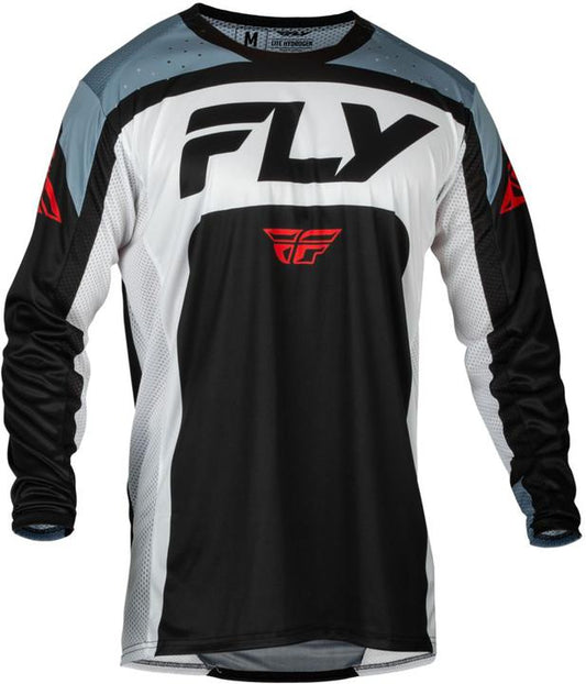 Fly MX24 Lite Jersey - Black / White Denim Grey