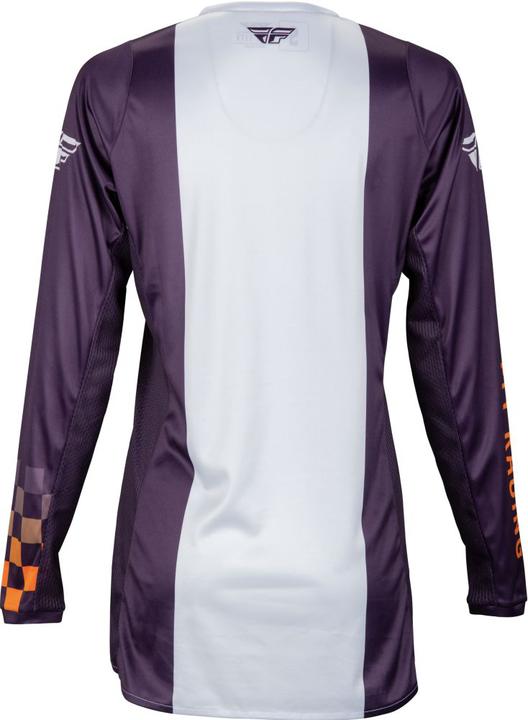 Fly MX24 Women's Lite Jersey Purple White Neon Coral