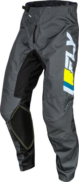 Fly MX24 Kinetic Pants Prix Ice Grey Charcoal Hi-Vis