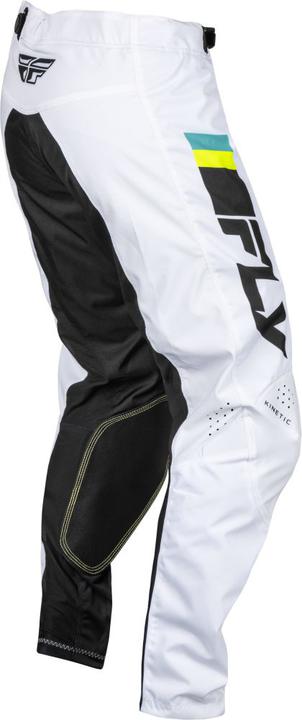 Fly MX24 Kinetic Pants Prix White - Black Hi-Vis
